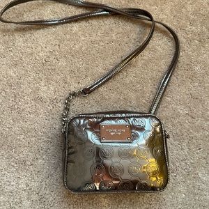 Silver Michael Kors crossbody